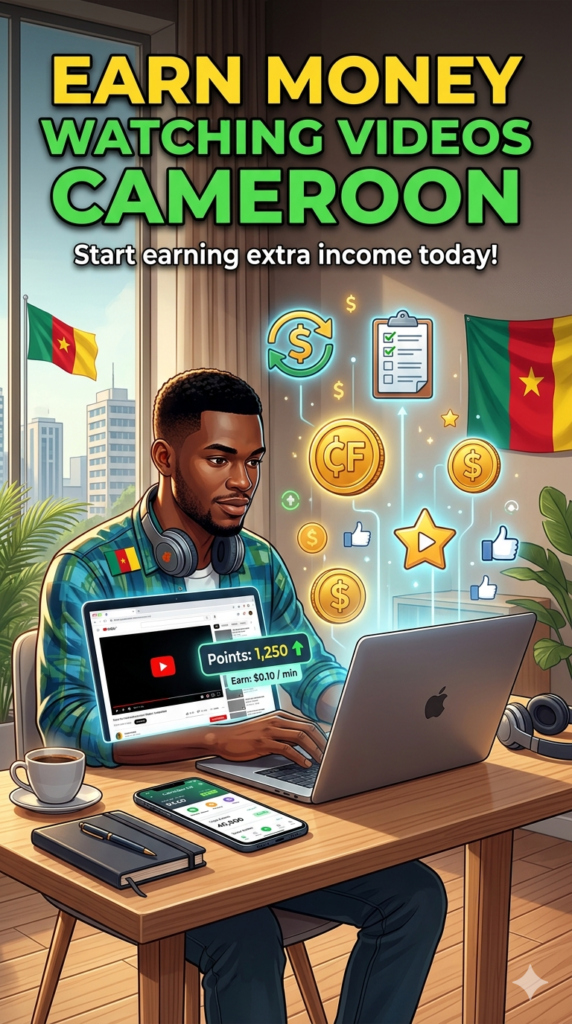 earn money watching videos Cameroon